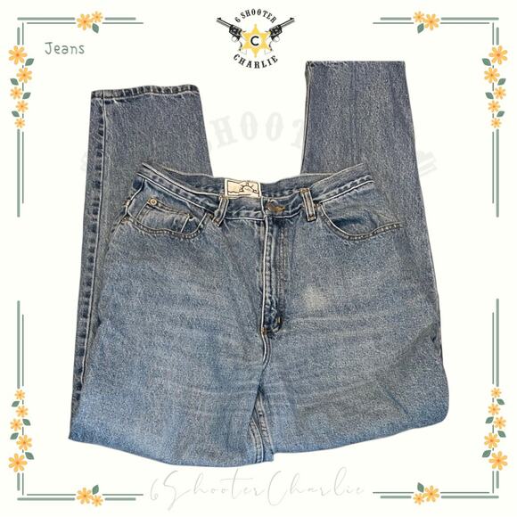 Vintage Women's Denim & Company High Rise Mom Jeans Light Wash Size 12 - Picture 1 of 5